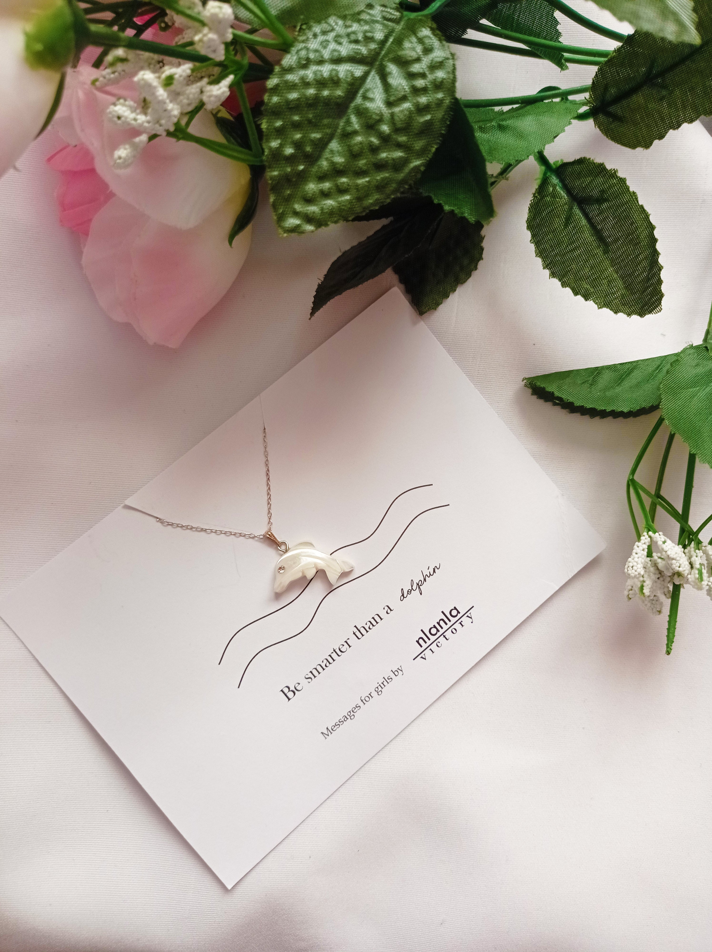 Dolphin Affirmation Necklace