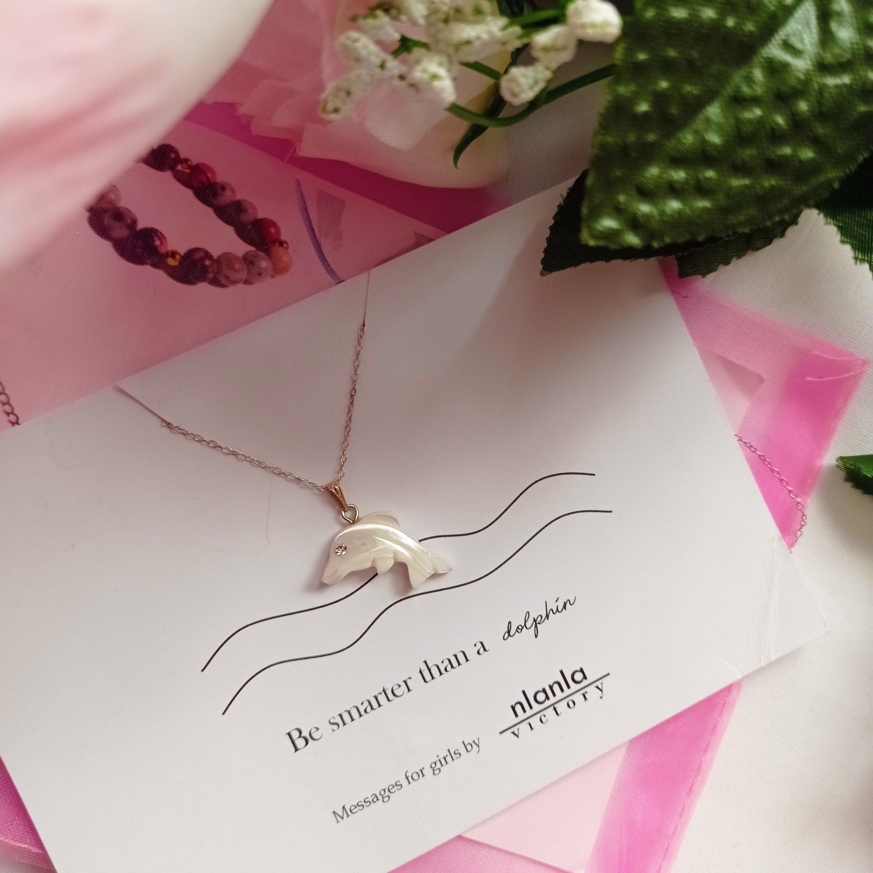 Dolphin Affirmation Necklace