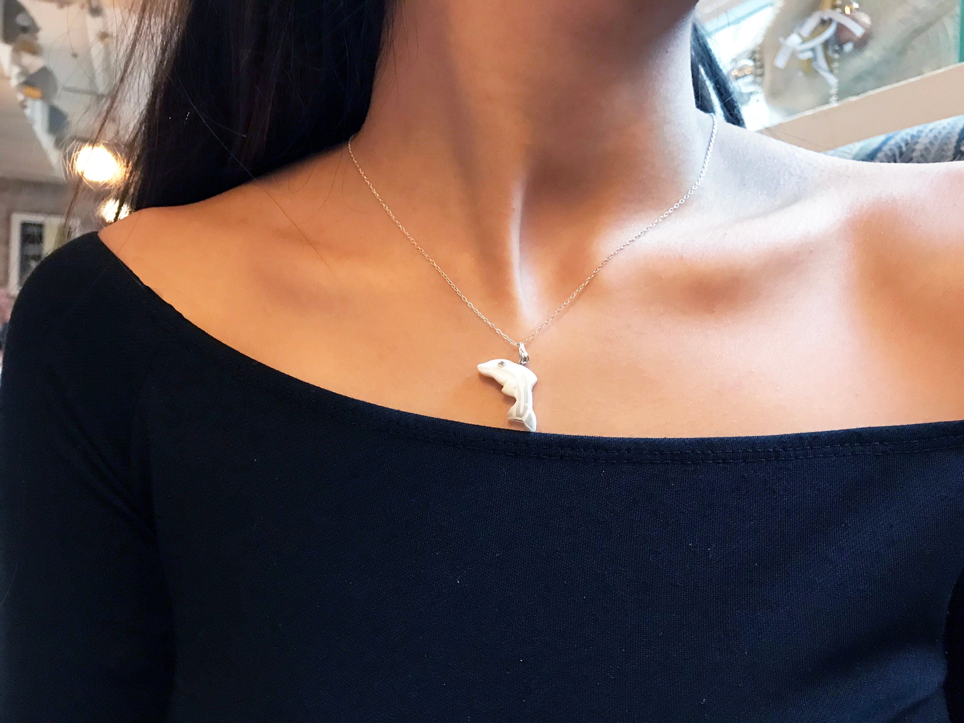 Dolphin Affirmation Necklace